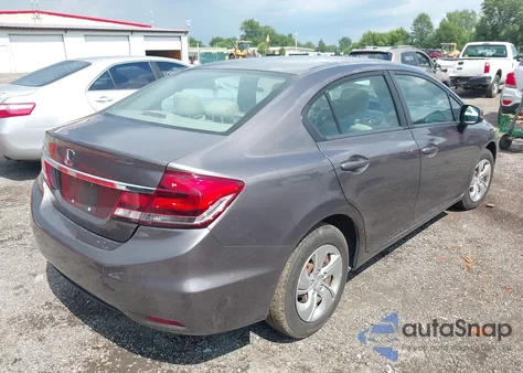 2013 Honda Civic Lx from USA, damaged, VIN 19XFB2F54DE036192